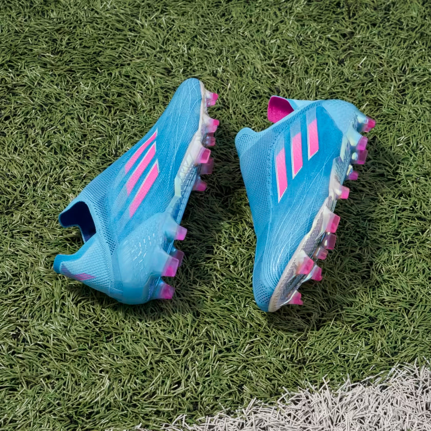 ADIDAS MEN S X SPEEDFLOW FG SKY BLUE PINK WHITE Under the Lights Futbol Shop