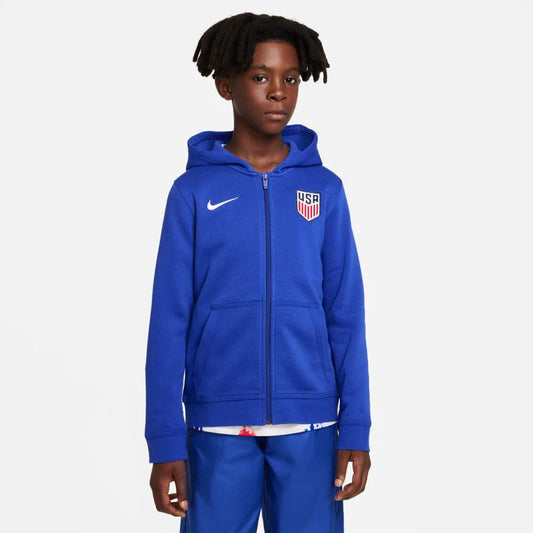 NIKE U.S. BIG KIDS' FULL-ZIP HOODIE