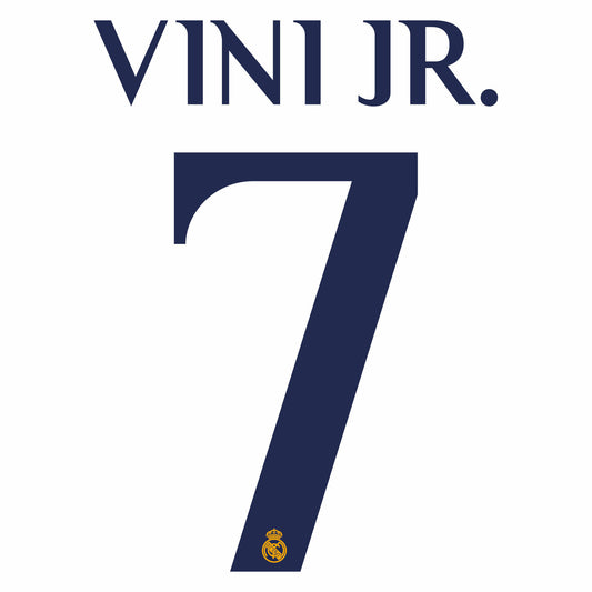 REAL MADRID 23/24 VINI JR #7 HOME NAVY SET- ADULTS